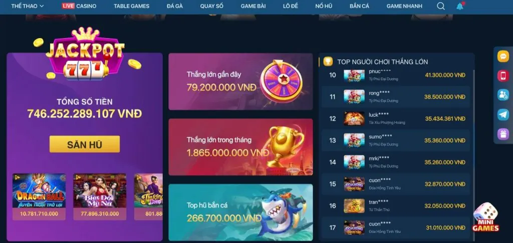 Các loại trò chơi cá cược tại mu99 app